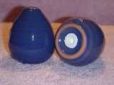 Frankoma Mountain Air shakers glazed cobalt