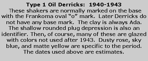 Type 1 Oil Derrick shakers